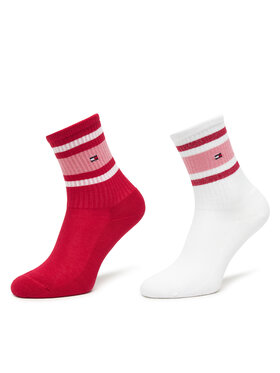 Tommy Hilfiger Tommy Hilfiger Set di 2 paia di calzini lunghi da bambini 701229942 Rosa