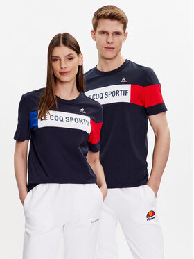 Le Coq Sportif Le Coq Sportif Majica Unisex 2310010 Mornarsko modra Regular Fit