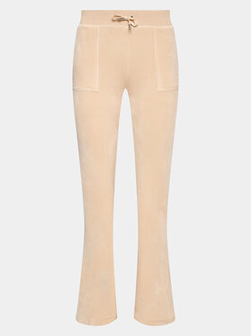 Juicy Couture Juicy Couture Долнище анцуг JCAP180 Бежов Regular Fit