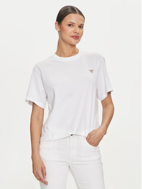 Guess Jeans Guess Jeans T-shirt W4YI05 K8HM0 Bianco Regular Fit