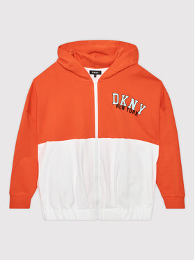 DKNY DKNY Sweatshirt D35S15 S Weiß Regular Fit
