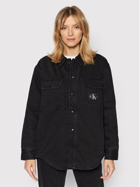 Calvin Klein Jeans Calvin Klein Jeans Farmer kabát J20J217817 Fekete Relaxed Fit