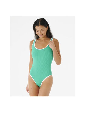 Rip Curl Rip Curl Strój kąpielowy Premium Surf Cheeky One Piece Zielony