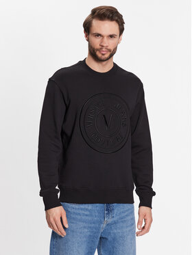 Versace Jeans Couture Versace Jeans Couture Majica dugih rukava 74GAIT09 Crna Regular Fit