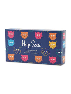 Happy Socks Happy Socks 3 pár uniszex hosszú szárú zokni XMJA08-0150 Fekete