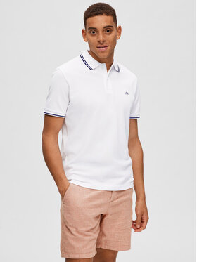 Selected Homme Selected Homme Polo marškinėliai 16087840 Balta Regular Fit