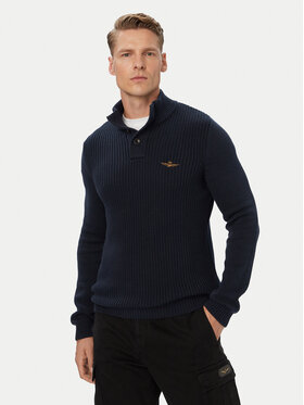 Aeronautica Militare Aeronautica Militare Megztinis 262MA1572UL00409 Tamsiai mėlyna Regular Fit