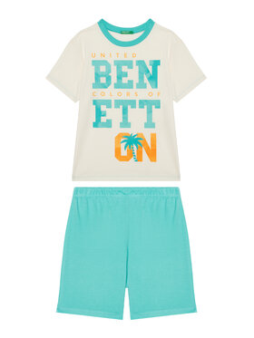United Colors Of Benetton United Colors Of Benetton Pijama 30960P08O Albastru Regular Fit