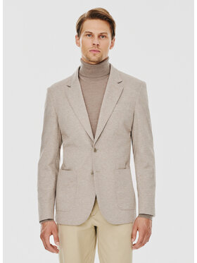 Pako Lorente Pako Lorente Marynarka P24WF-3X-010 Beżowy Slim Fit