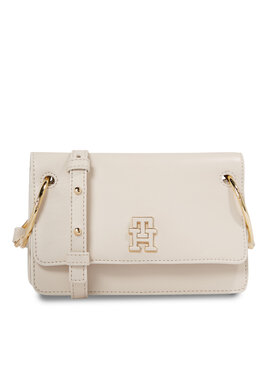 Tommy Hilfiger Tommy Hilfiger Дамска чанта Th Chic Crossover AW0AW14863 Екрю