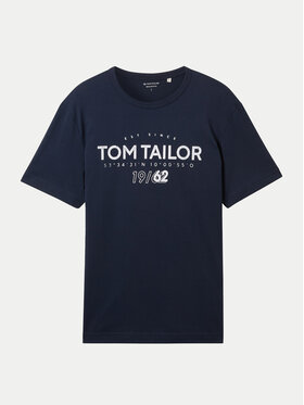 Tom Tailor Majica 1041871 Mornarsko Modra Regular Fit