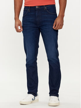 Wrangler Wrangler Jeans hlače Larston 112350845 Mornarsko modra Slim Fit