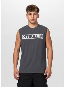 PITBULL PITBULL Koszulka techniczna Casual Sport HILLTOP Szary Regular Fit