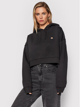 Dickies Dickies Pulóver Oakport DK0A4XJTBLK Fekete Cropped Fit