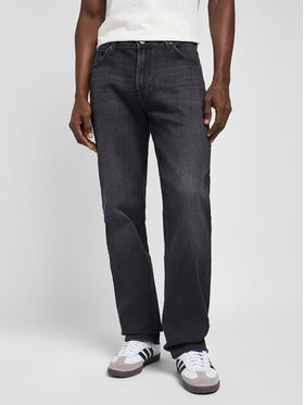 Lee Lee Jeansy WEST Czarny Straight Leg