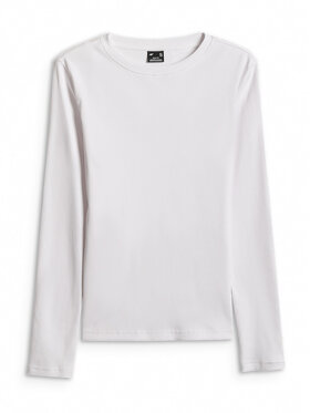 4F 4F Bluzka BASIC+ Biały Slim Fit