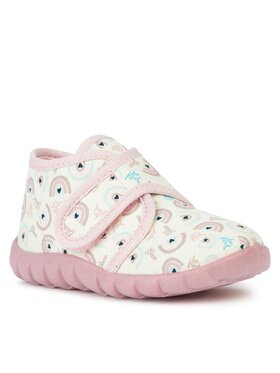 Geox Geox Hausschuhe B Zyzie Girl B2606A 0AN11 C1M8T Écru