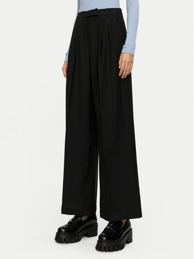 Brave Soul Brave Soul Pantaloni din material LTRW-272NAOMIBLK Negru Regular Fit