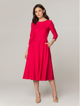 Willsoor Willsoor Sukienka koktajlowa 67344 Różowy A-Line Fit