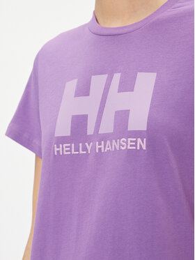 Helly Hansen Majica Logo 34112 Vijolična Regular Fit