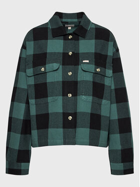 Brixton Brixton Риза Bowery 01209 Зелен Regular Fit