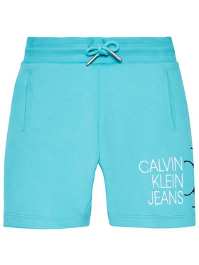Calvin Klein Jeans Calvin Klein Jeans Pantaloni scurți sport Hybrid Logo IB0IB00798 Albastru Regular Fit