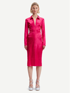 Samsøe Samsøe Samsøe Samsøe Rochie tip cămașă Ivana F22400073 Roz Slim Fit