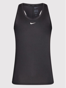 Nike Športna Majica Dri-FIT One DD0623 Črna Slim Fit