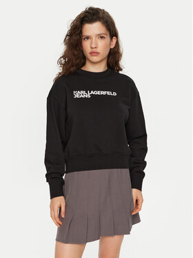 Karl Lagerfeld Jeans Karl Lagerfeld Jeans Sweatshirt A1W20005 Schwarz Regular Fit