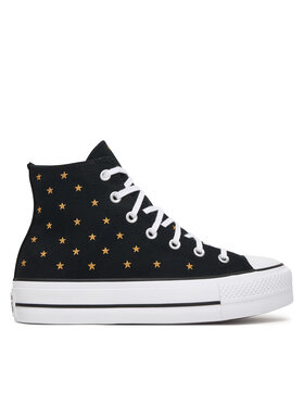 Converse Converse Кеди Chuck Taylor All Star Lift Platform Embroidered Stars A16113C Чорний