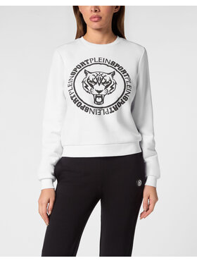 Plein Sport Plein Sport Longsleeve 14241 Biały Regular Fit