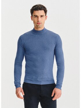 Pako Lorente Pako Lorente Sweter P25WN-2X-028 Niebieski Classic Fit