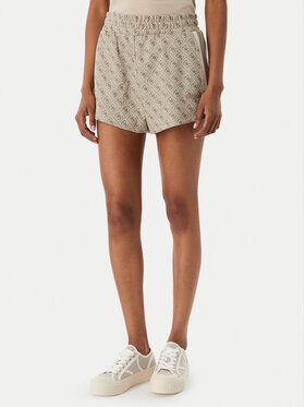 Guess Guess Спортни шорти V6GD02 K2959 Бежов Regular Fit