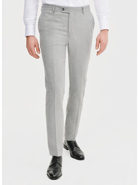 Pako Lorente Pako Lorente Spodnie garniturowe P25SF-6G-025 Szary Slim Fit