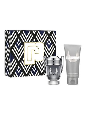 Paco Rabanne Paco Rabanne Paco Rabanne Invictus Platinum zestaw woda perfumowana spray 50ml + żel pod prysznic 100ml Zestaw zapachowy