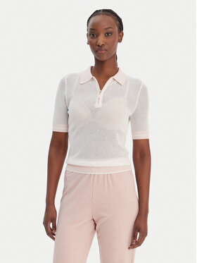 Guess Guess Polo V6GR04 Z0725 Biały Regular Fit