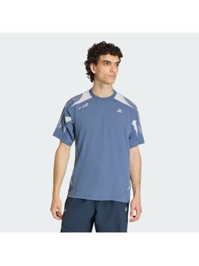adidas adidas T-Shirt 159222 Błękitny Slim Fit