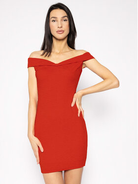 Guess Guess Коктейлна рокля Blanca W0GK85 K9OX0 Slim Fit
