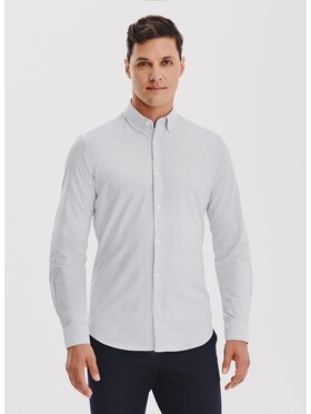 Pako Lorente Pako Lorente Koszula P25WF-1X-004 Szary Slim Fit