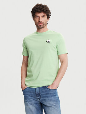 KARL LAGERFELD KARL LAGERFELD T-krekls 755710 552224 Zaļš Regular Fit