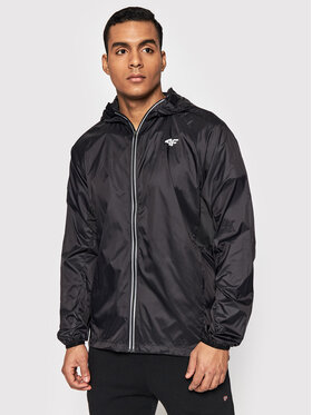 4F 4F Bėgimo striukė H4L22-KUMTR010 Juoda Regular Fit