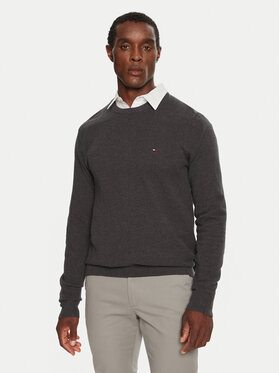 Tommy Hilfiger Tommy Hilfiger Πουλόβερ MW0MW36347 Γκρι Regular Fit