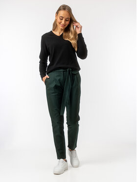 Ciepielewska Ciepielewska Spodnie damskie Hila Zielony Flattering Fit