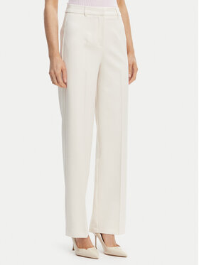 Morgan Morgan Pantaloni di tessuto 242-POYA.F Écru Straight Fit