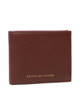 Tommy Hilfiger Tommy Hilfiger Veliki muški novčanik Premium leather Mini Cc Wallet AM0AM08725 Smeđa