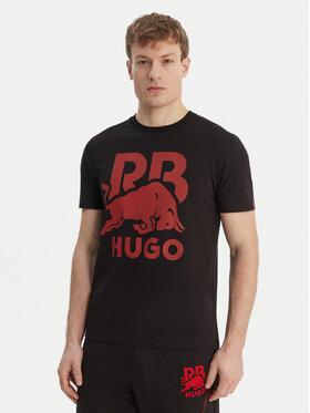 HUGO HUGO Tricou Dlix_RB 50559696 Negru Regular Fit