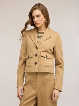 Motivi Motivi Marynarka Q039Q001053N0S2 Kremowy Regular Fit