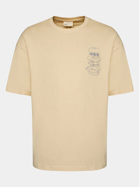 Outhorn Outhorn T-Shirt OTHAW23TTSHM0857 Żółty Regular Fit