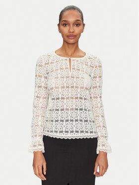 Morgan Morgan Bluse 251-TFLEUR Écru Regular Fit
