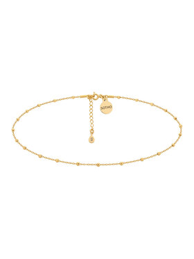 sotho Sotho Choker N3258 Żółte złocenie